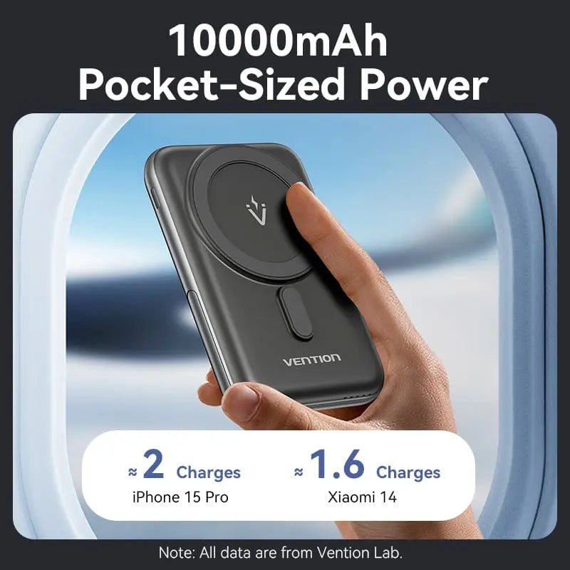 Vention 10000mAh Magnetic Wireless Power Bank 20W - Vention