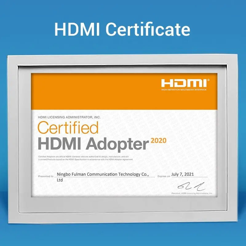 Vention HDMI™ 90 Degree Male to Female Adapter Black - Vention