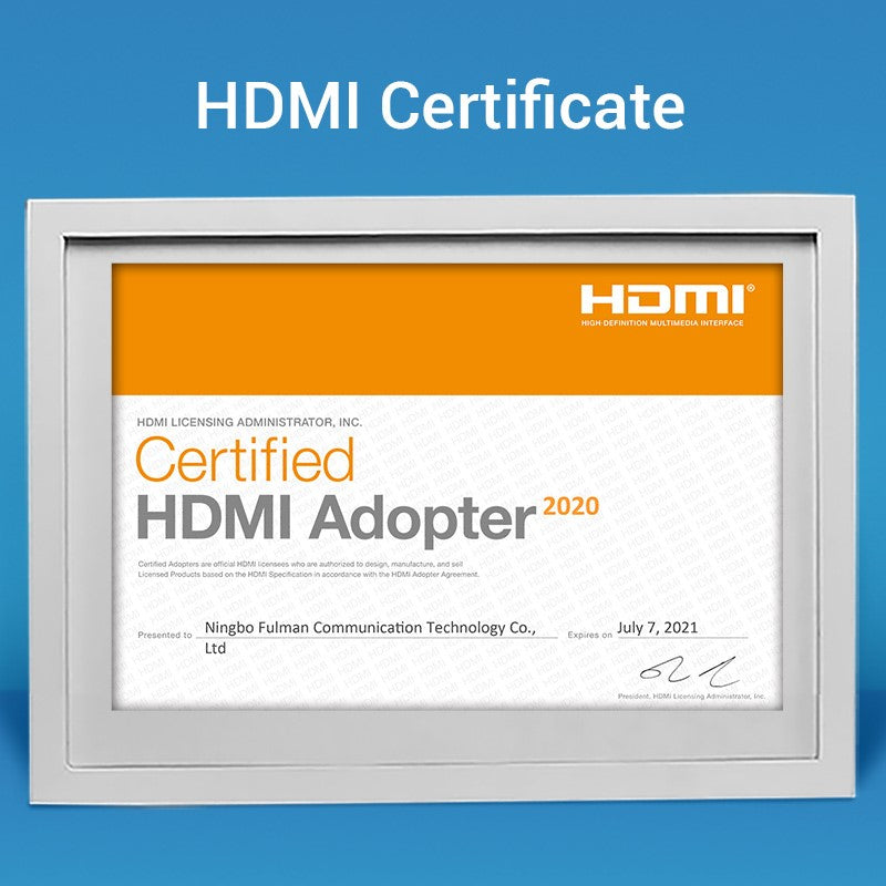 HDMI 90 Degree Male to Female Adapter Black