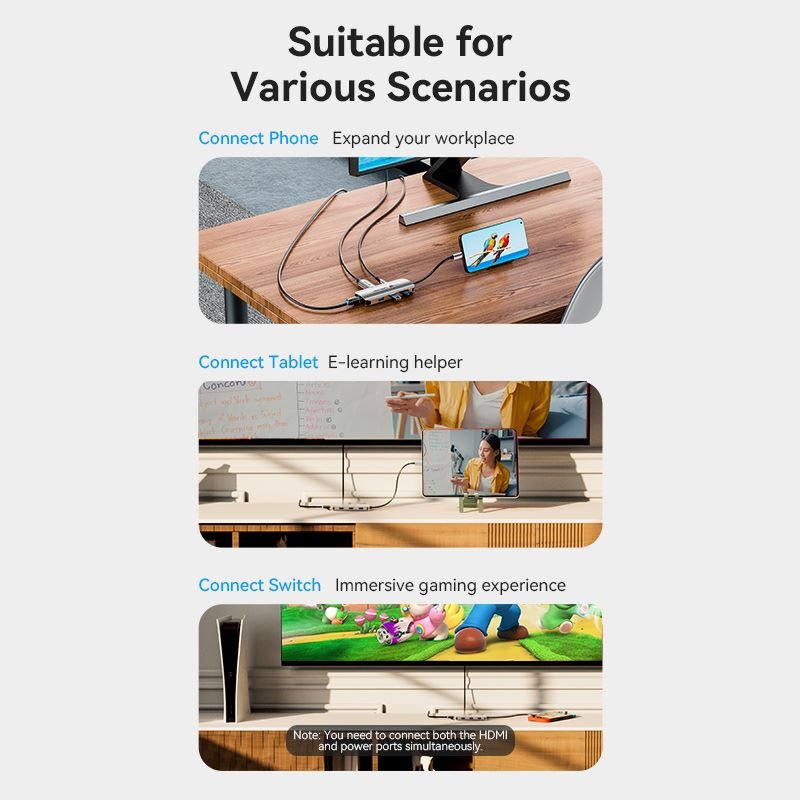 Vention 6-in-1 USB-C Docking Station - Vention