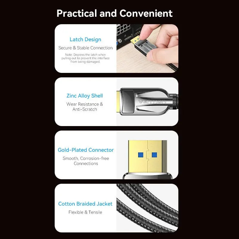 Vention DisplayPort Cable - Vention