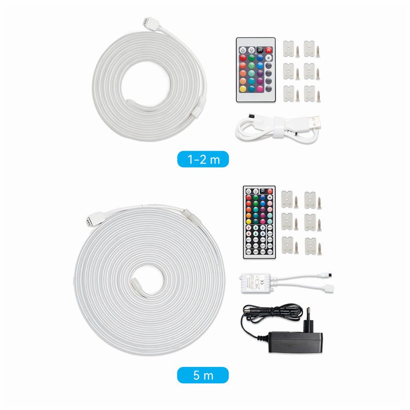 Vention Silicone Neon LED Strip Lights with IR Remote and USB 5V Power Supply - Vention