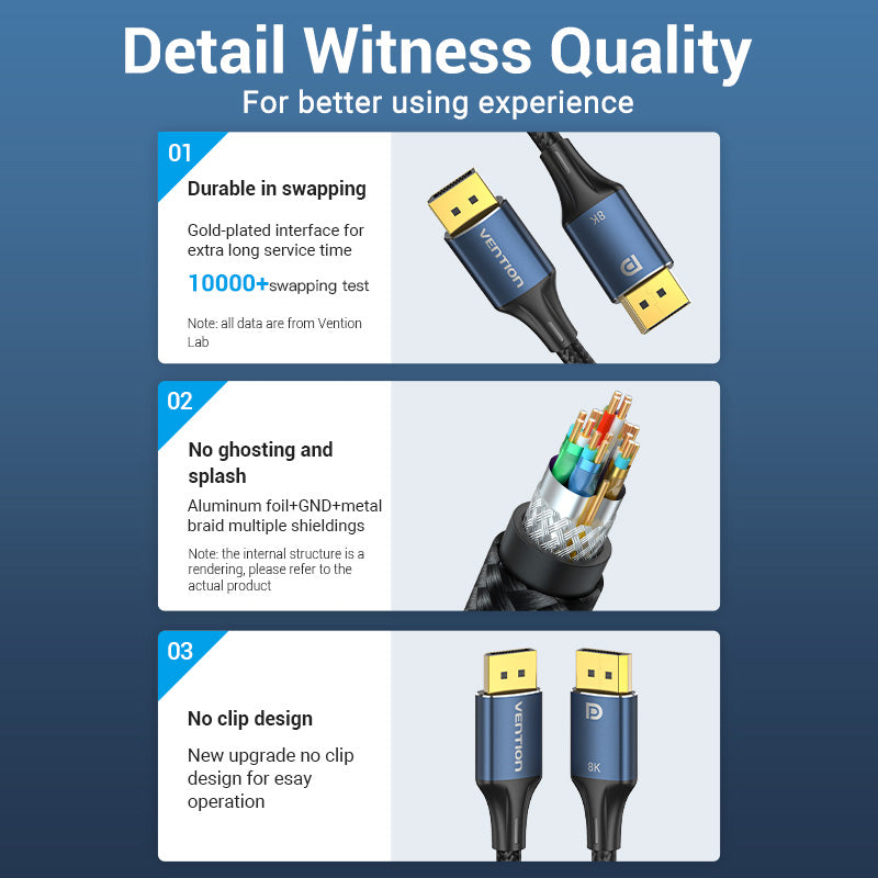 Vention 8K DisplayPort Cable