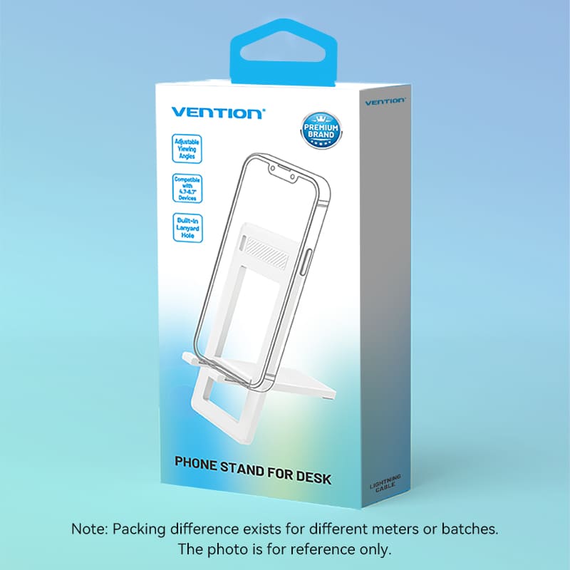 <tc>Vention</tc> Support de téléphone portable en plastique pour bureau