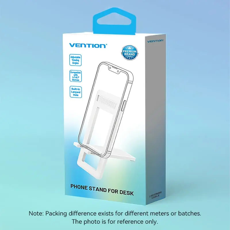Vention Portable Phone Stand for Desk Plastic Type - Vention