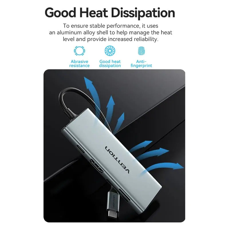 Vention 7-in-1 USB-C Docking Station - Vention