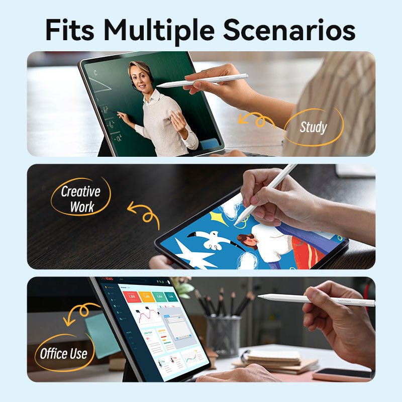 Vention Stylus Pen for iPad with Palm Rejection & Touch Switch White - Vention