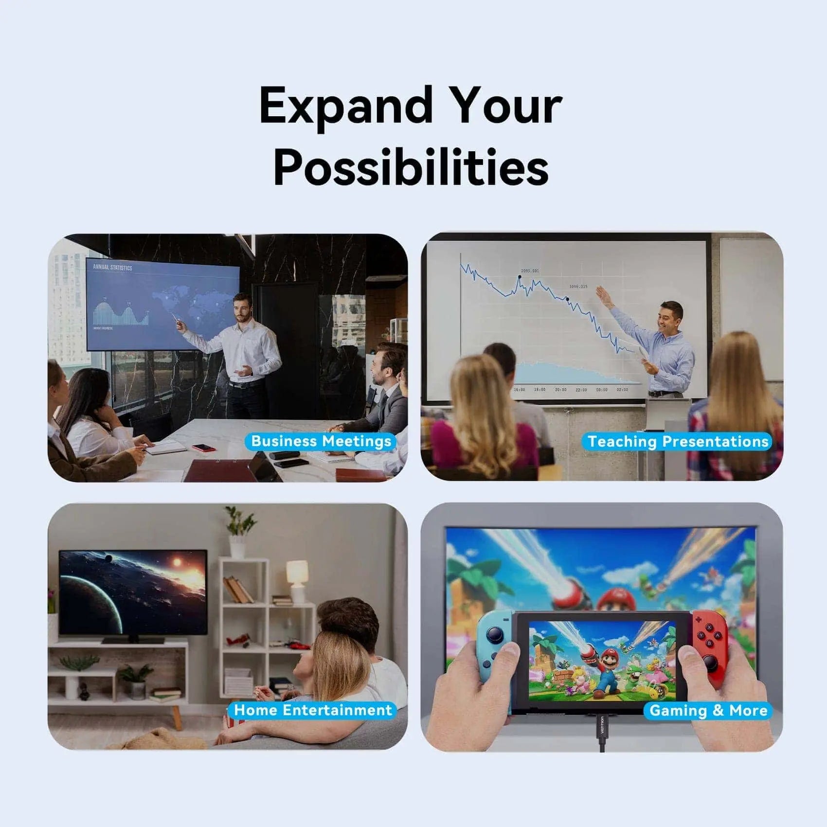 Vention Wireless HDMI™ Transmitter and Receiver - Vention