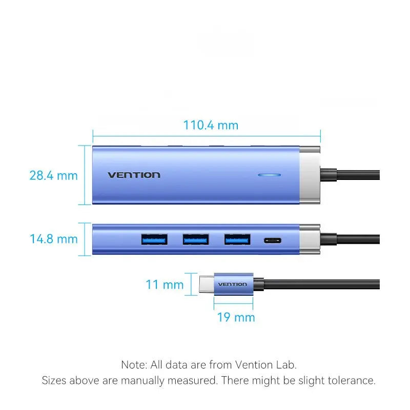 Vention 5-in-1 USB-C Docking Station - Vention