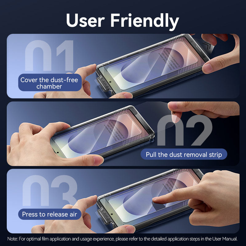 <tc>Vention</tc> Pelindung Layar Kaca Tempered HD untuk Samsung Galaxy S25 6.2" dengan Alat Pemasangan Bebas Debu