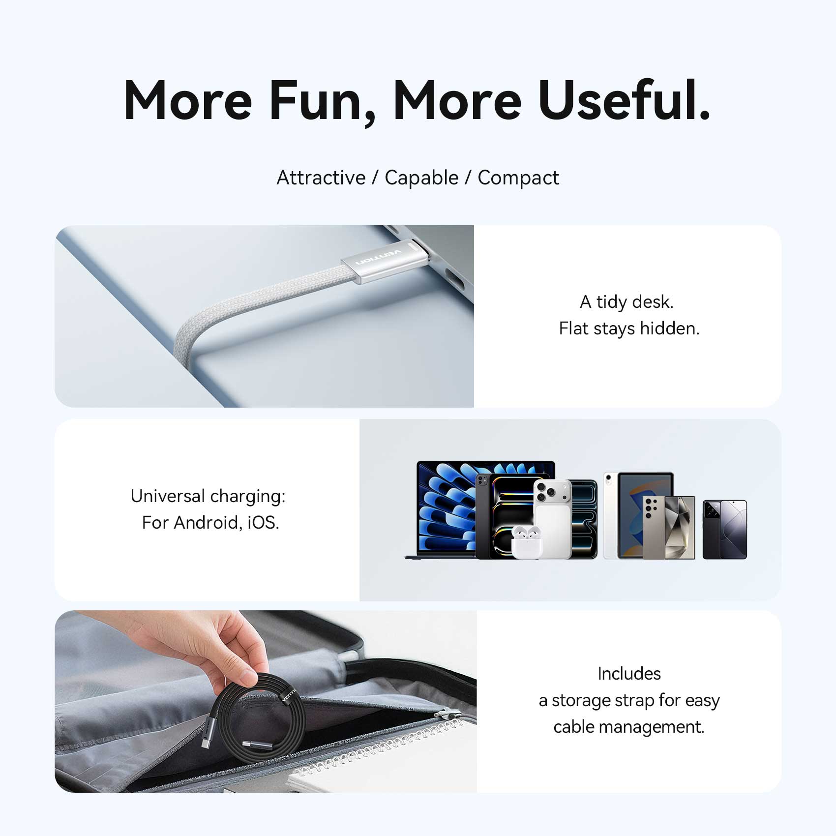 Vention USB 2.0 Type-C Cable - Vention