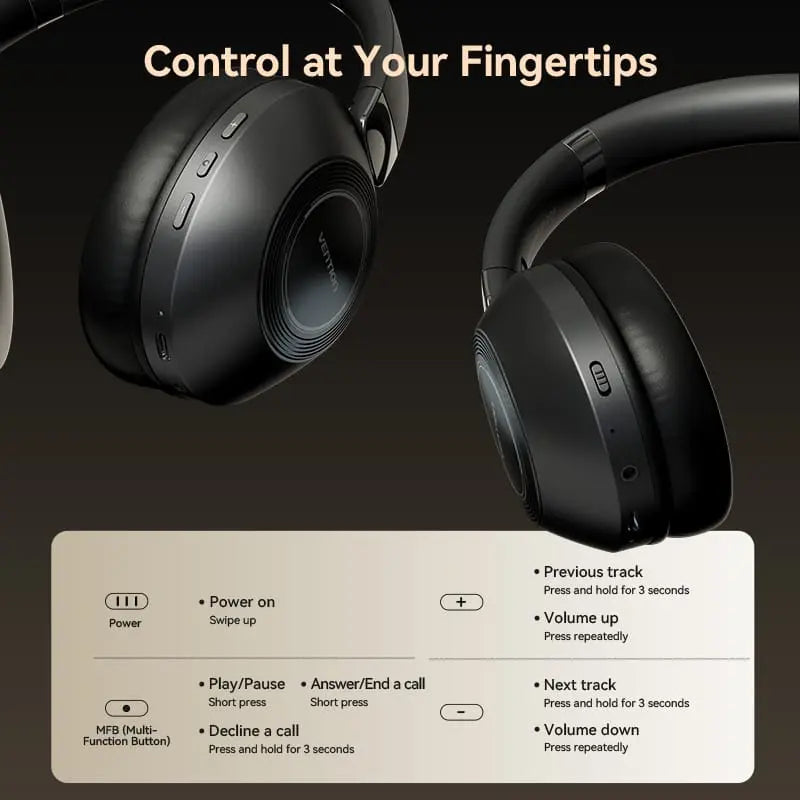 Vention Wireless On-Ear Headphones SoundMate - Vention