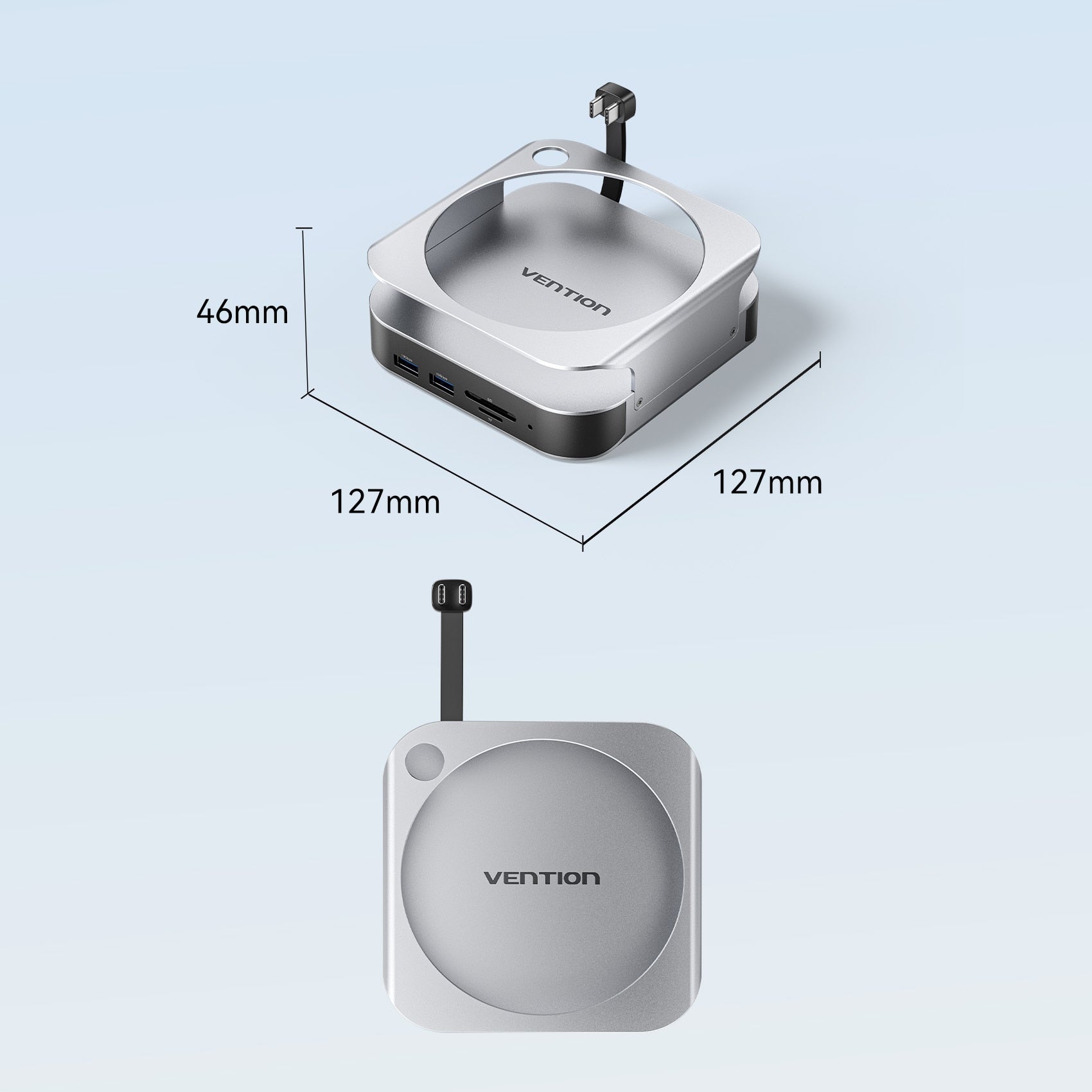 Vention 10'u 1 arada USB-C Mac mini Bağlantı İstasyonu