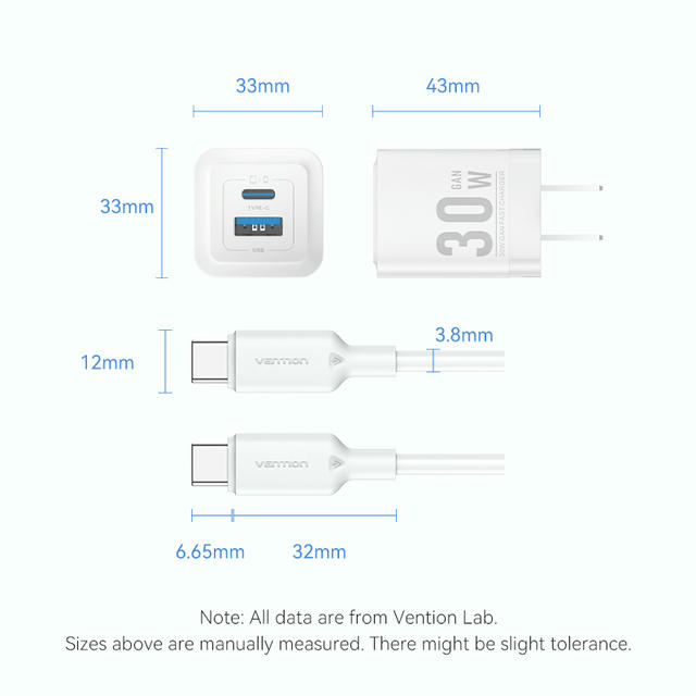 Vention 30W GaN Charging Kit