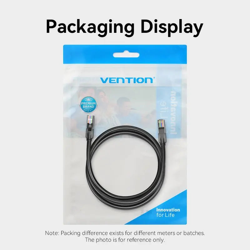 Vention Cat.6 UTP Patch Cable Black - Vention
