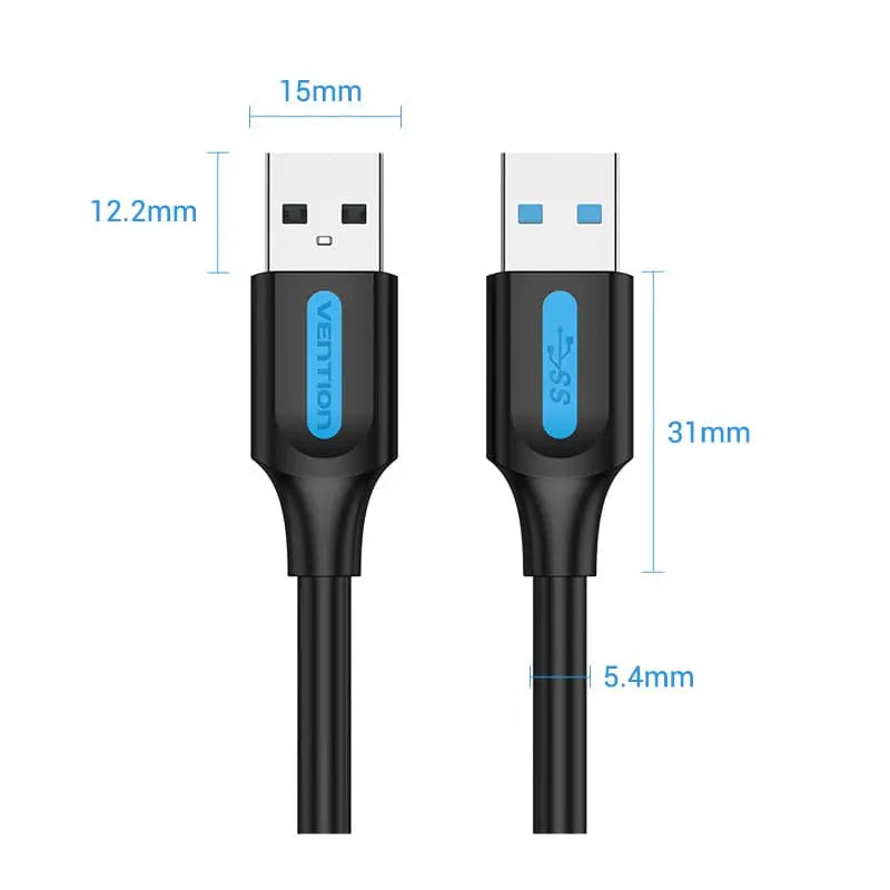USB 3.0 A Male to A Male Cable - Vention
