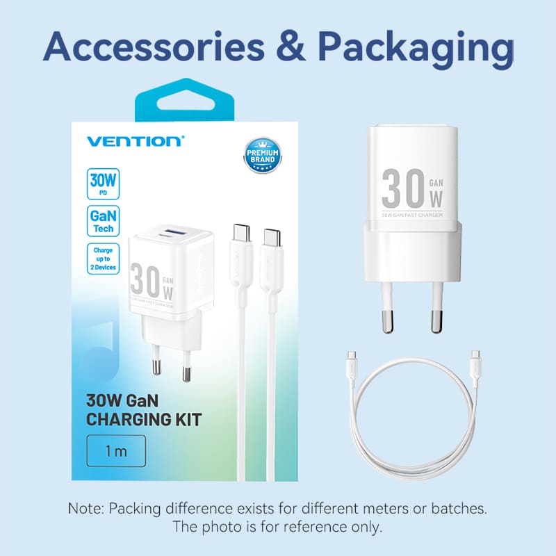 <tc>Vention</tc> Kit de charge GaN 30 W