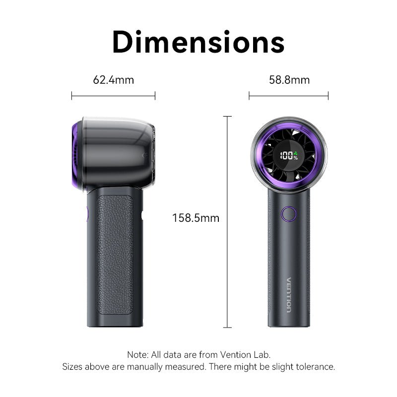 Vention Handheld High-Speed Fan - Vention
