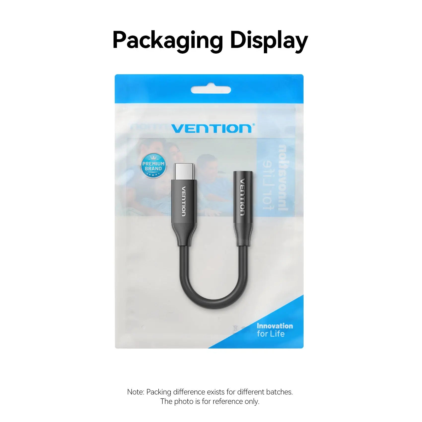 Vention USB-C Male to 3.5mm Female Audio Adapter - Vention
