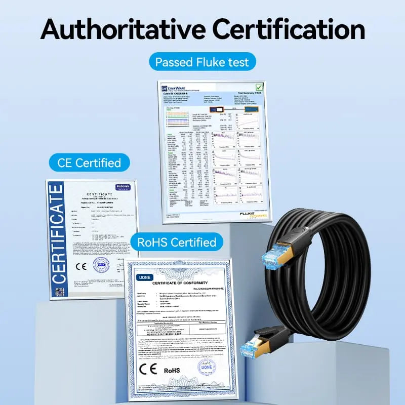 Vention Cat6A SFTP Industrial Drag Chain Ethernet Patch Cable - Vention