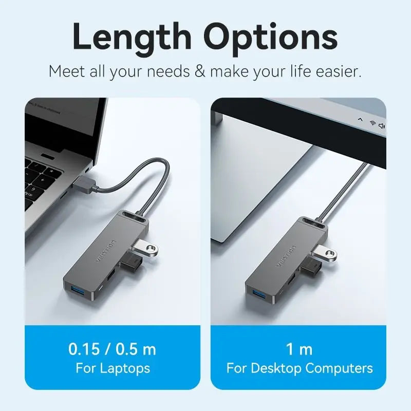 Vention 5-in-1 USB 3.0 Hub - Vention