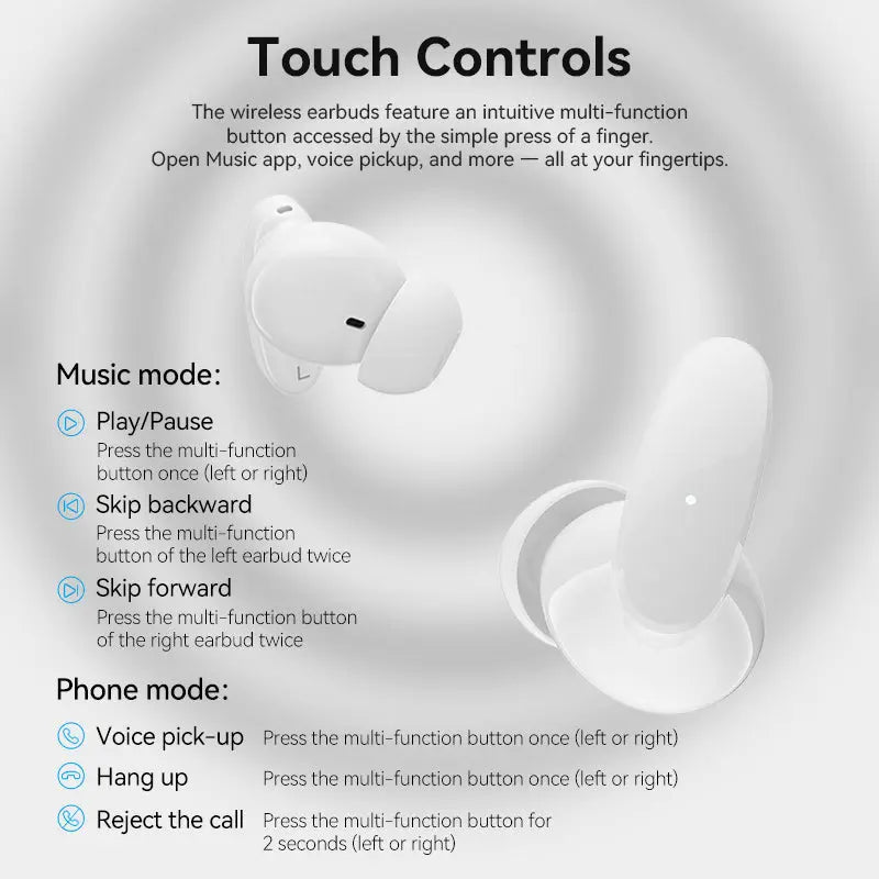Vention Bluetooth 5.3 Earphones TWS True Wireless Earbuds - Vention