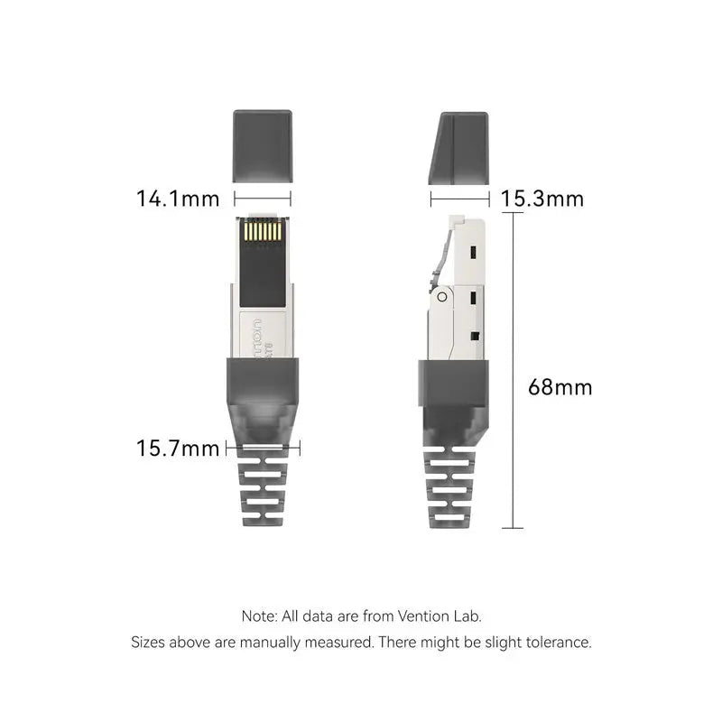 Vention Cat8 Shielded RJ45 Modular Plug - Vention