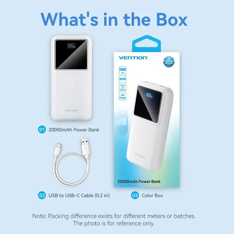 Vention 20000mAh Power Bank 22.5W - Vention