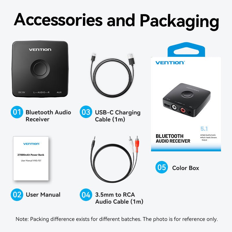 Vention Bluetooth Audio Receiver - Vention