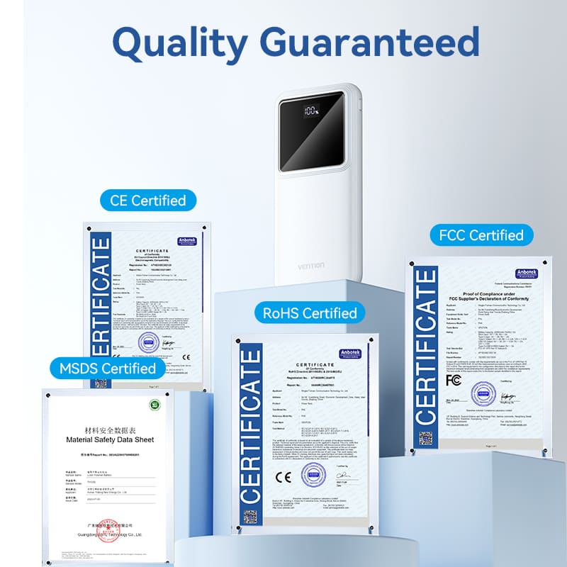 <tc>Vention</tc> Batería externa de 10000 mAh y 22,5 W