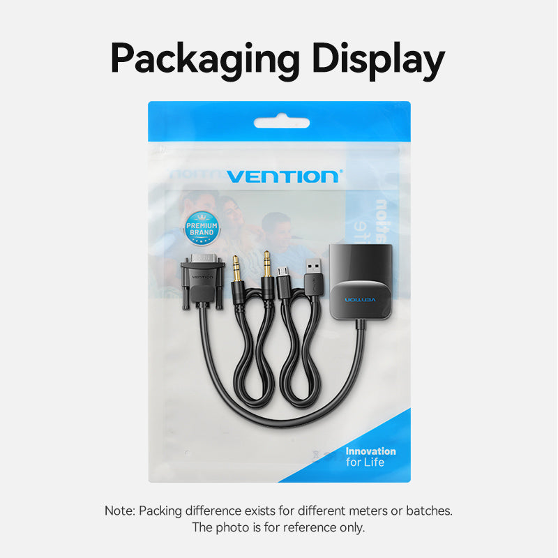 Vention VGA to HDMI™ Converter with Female Micro USB and Audio Port