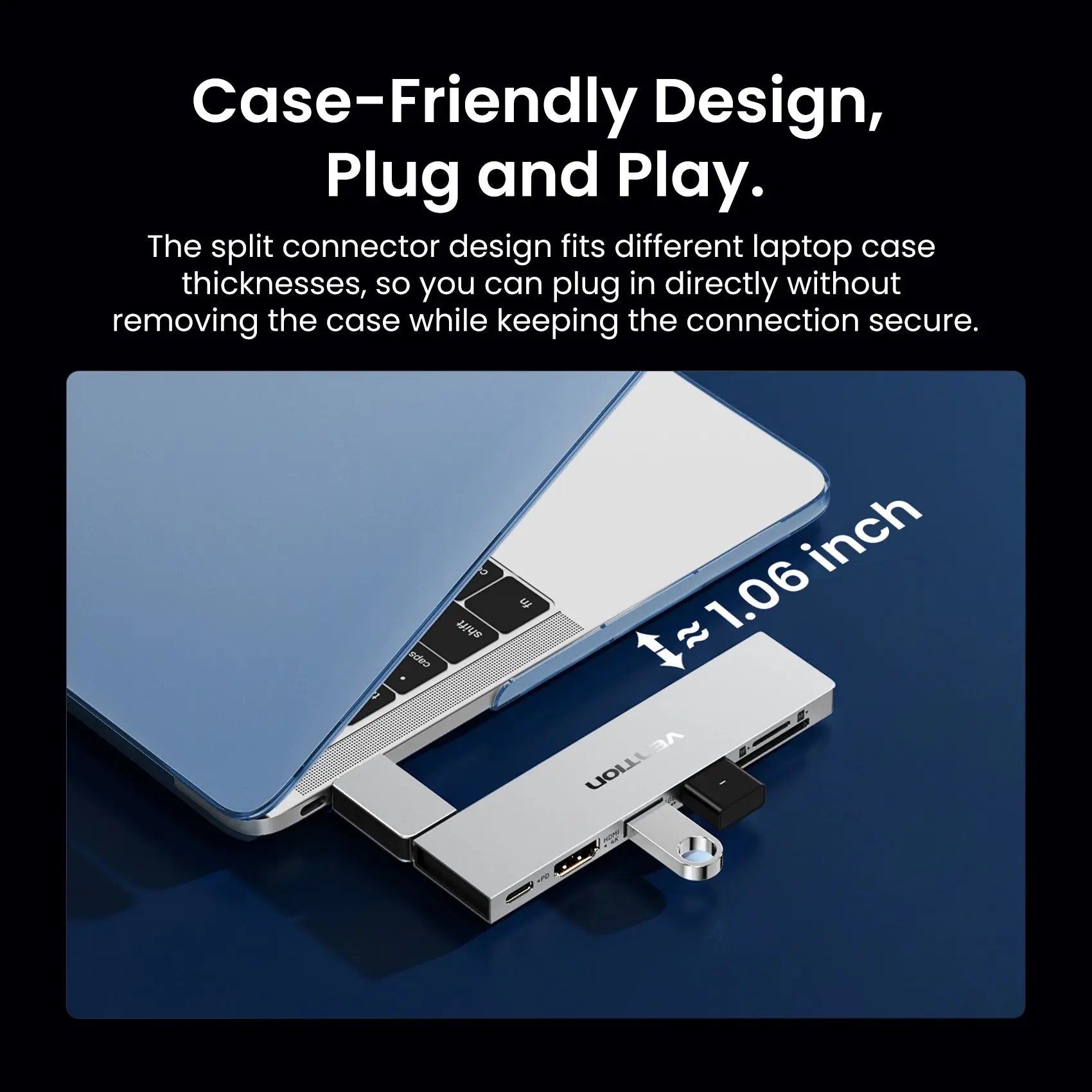 7-in-2 Plug-in Docking Station - Vention