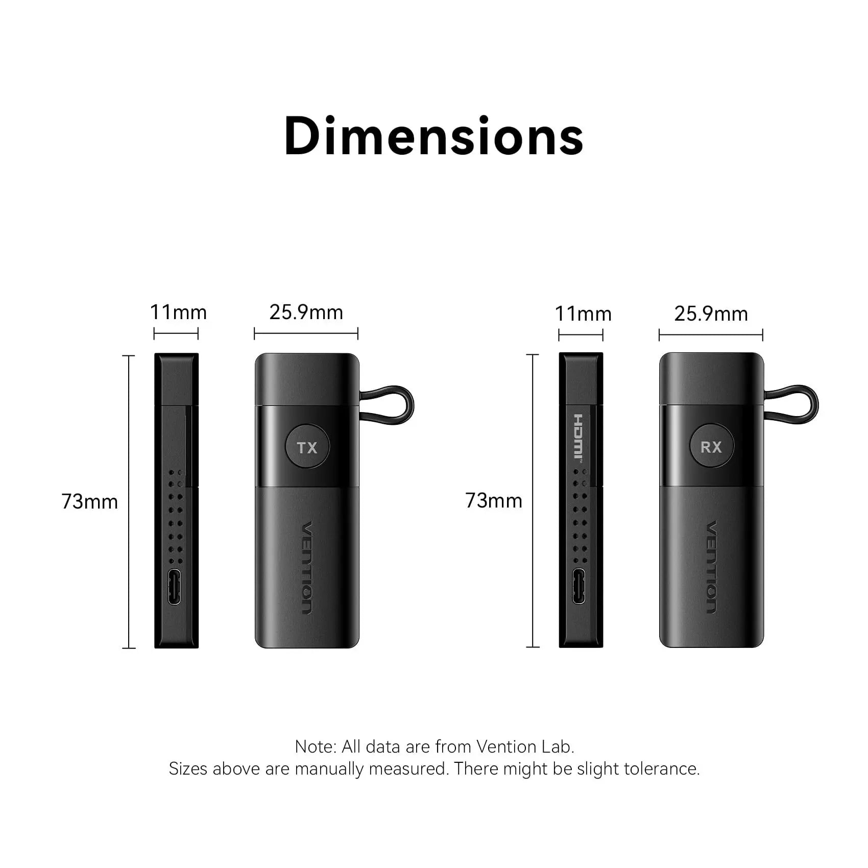 Vention Wireless HDMI™ Transmitter and Receiver - Vention