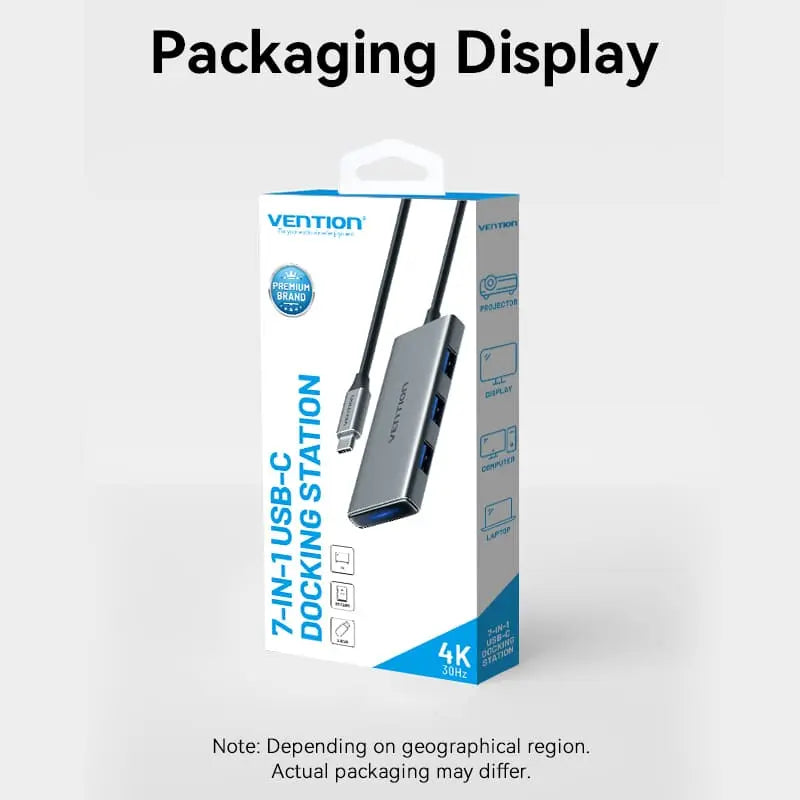 Vention 7-in-1 USB-C Docking Station - Vention