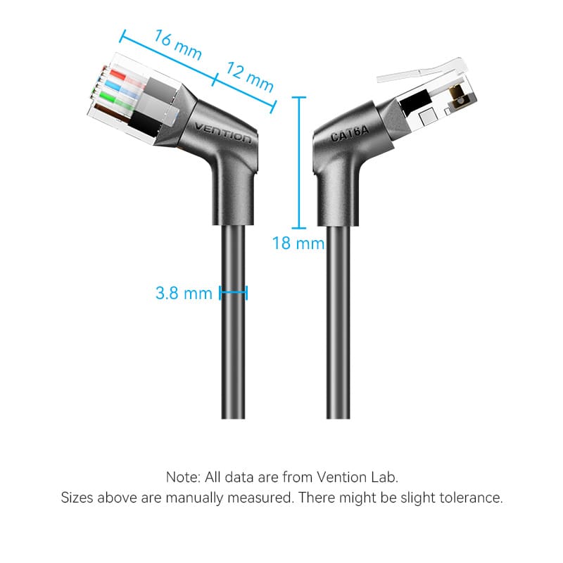 Vention Cat6A UTP Ethernet Patch Cable