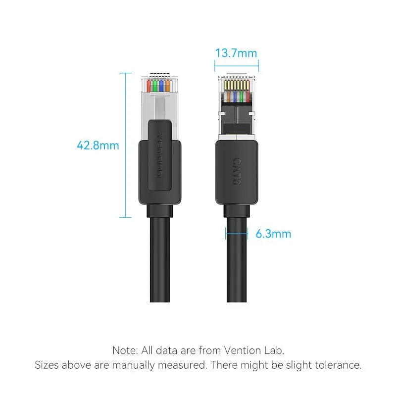 Vention Cat8 SFTP Ethernet Patch Cable - Vention