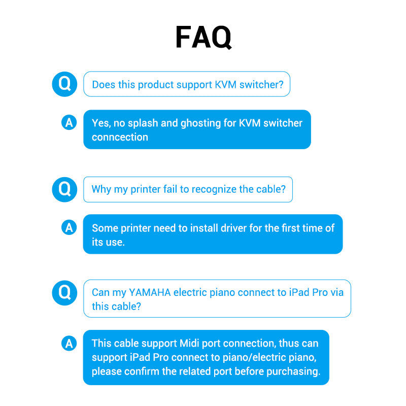 Vention USB 2.0 Type-C Male to Type-B Male Printer Cable