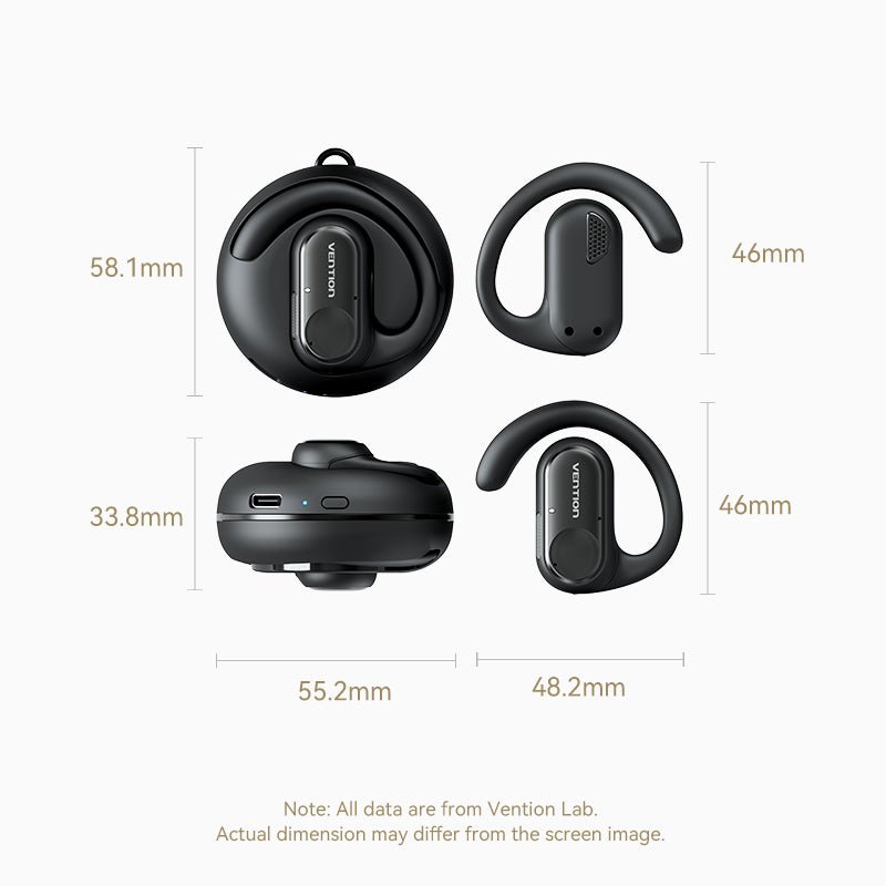 Vention Wireless Bluetooth Open Ear Headphones OpenBeat - Vention