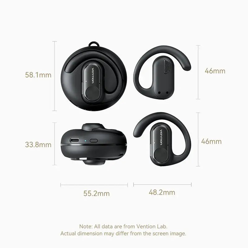 Vention Wireless Bluetooth Open Ear Headphones OpenBeat - Vention