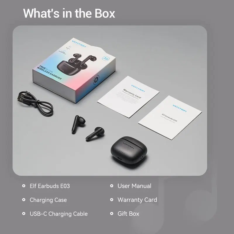 Vention True Wireless Bluetooth Earbuds - Vention