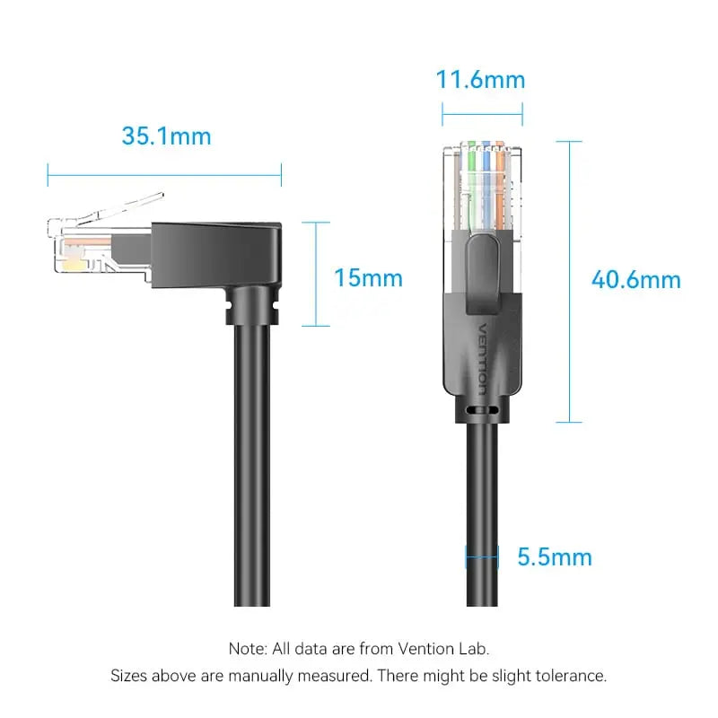 Vention Cat6 UTP Right Angle Ethernet Patch Cable - Vention