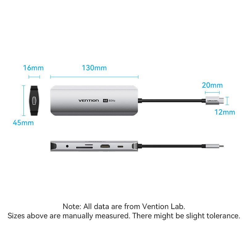 Vention 9-in-1 USB-C Docking Station - Vention