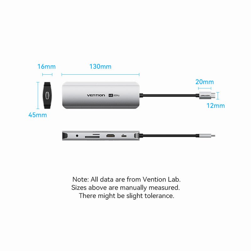 Vention 9-in-1 USB-C Docking Station - Vention