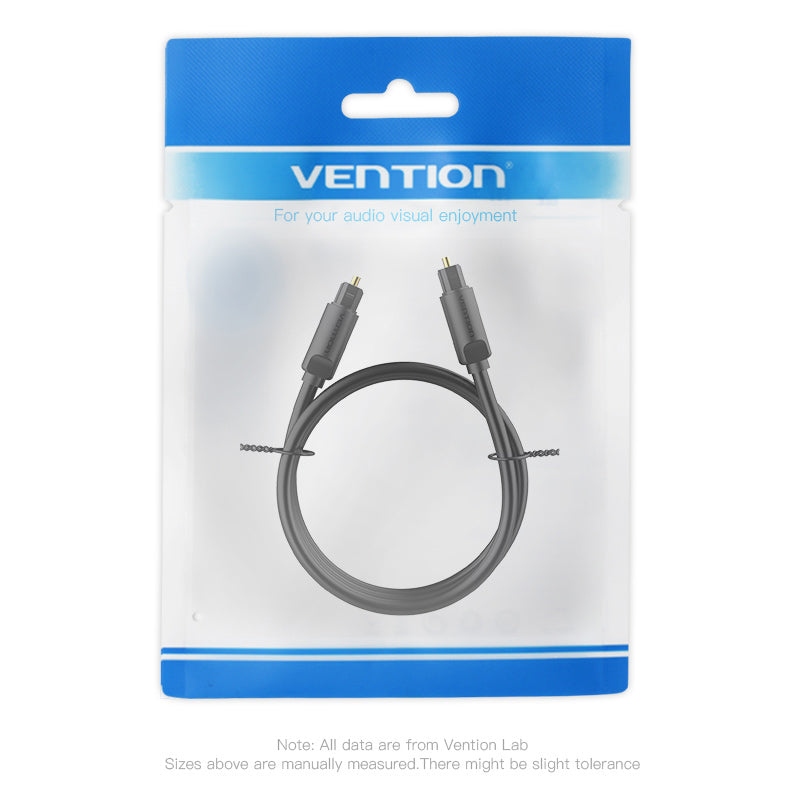 Vention Optical Fiber Audio Cable Black