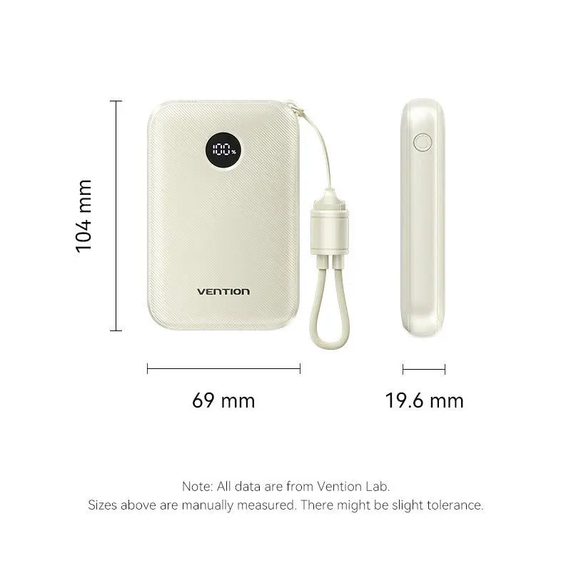 Vention 10000mAh Power Bank 22.5W - Vention