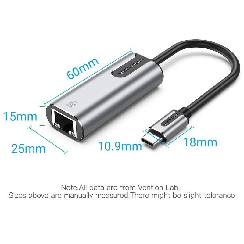 Vention USB-C to Gigabit Ethernet Adapter - Vention