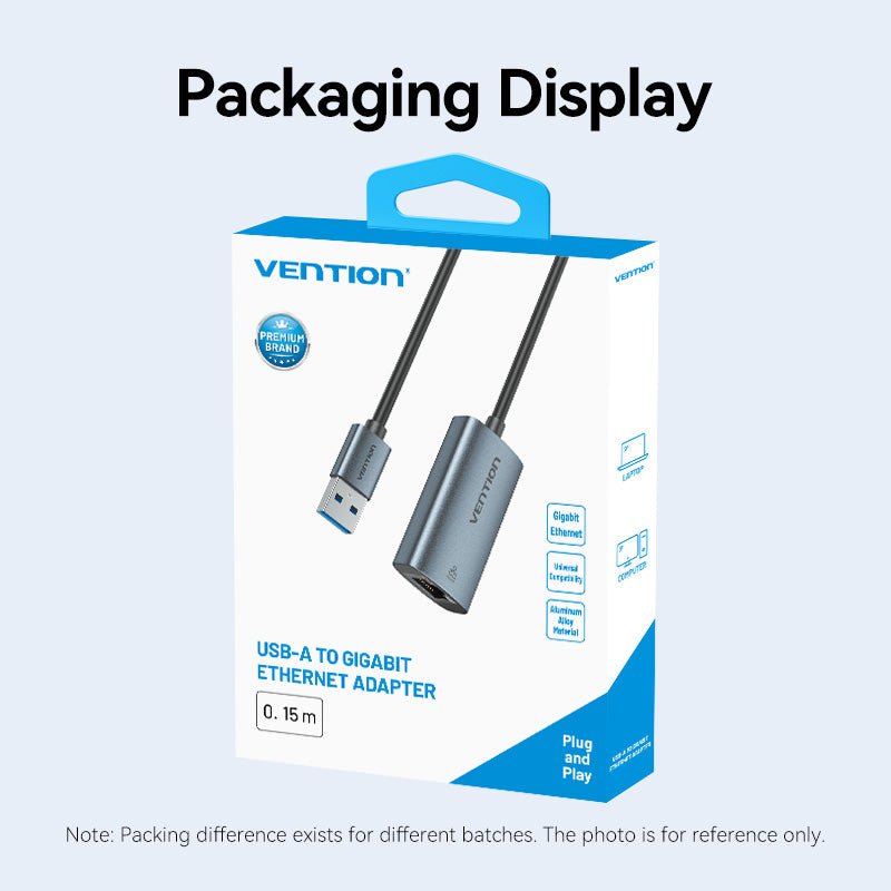 Vention USB-A to Gigabit Ethernet Adapter - Vention