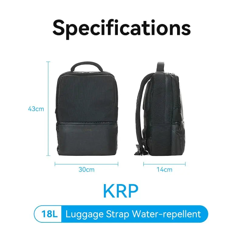 Vention Water-Repellent Laptop Backpack Black - Vention