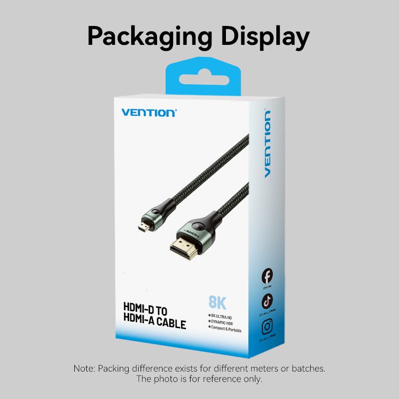 Vention HDMI™-D to HDMI™-A Cable - Vention