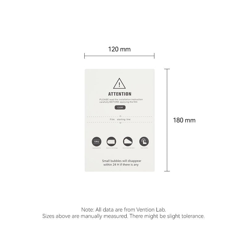 Vention Intelligent Screen Film Cutter with Touch Screen - EU Plug - Vention